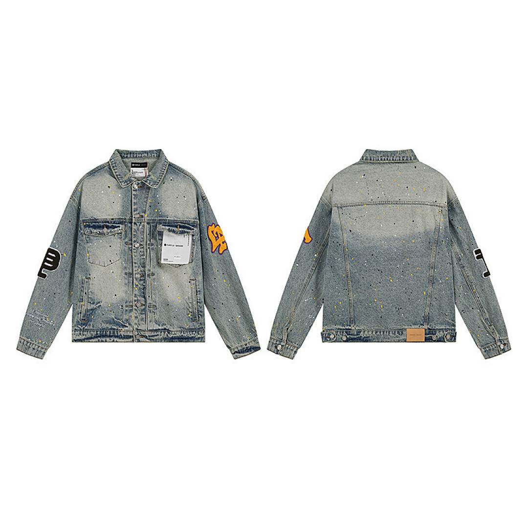 Purple Brand Jean Jacket — Item angle 1