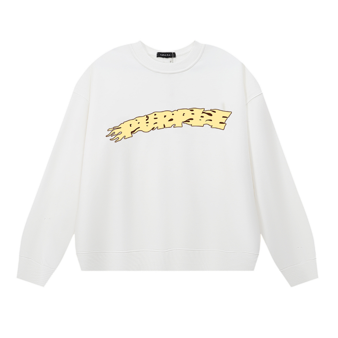 Purple Brand Long Sleeve —# White angle 1