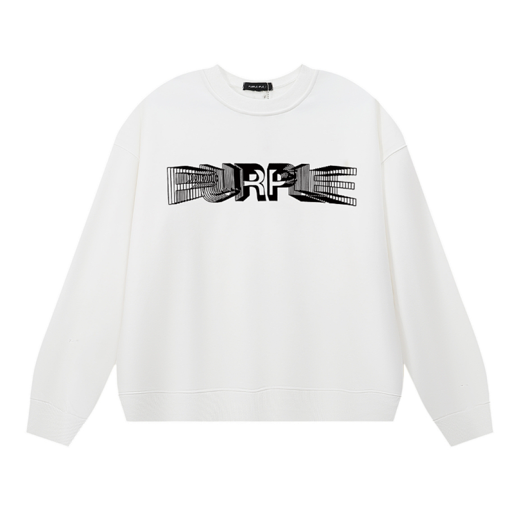 Purple Brand Long Sleeve —# White angle 1