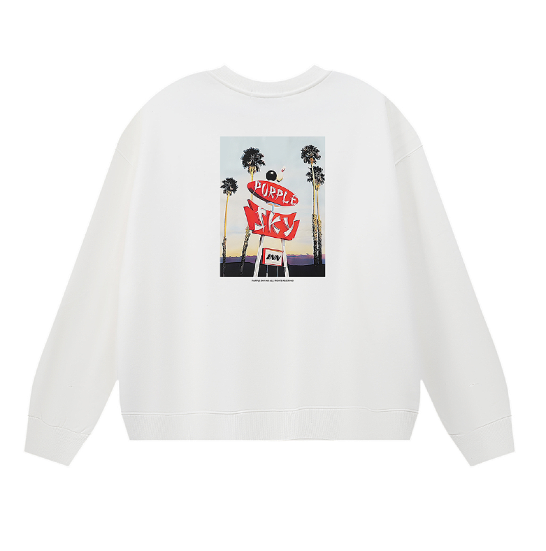 Purple Brand Long Sleeve —# White angle 1