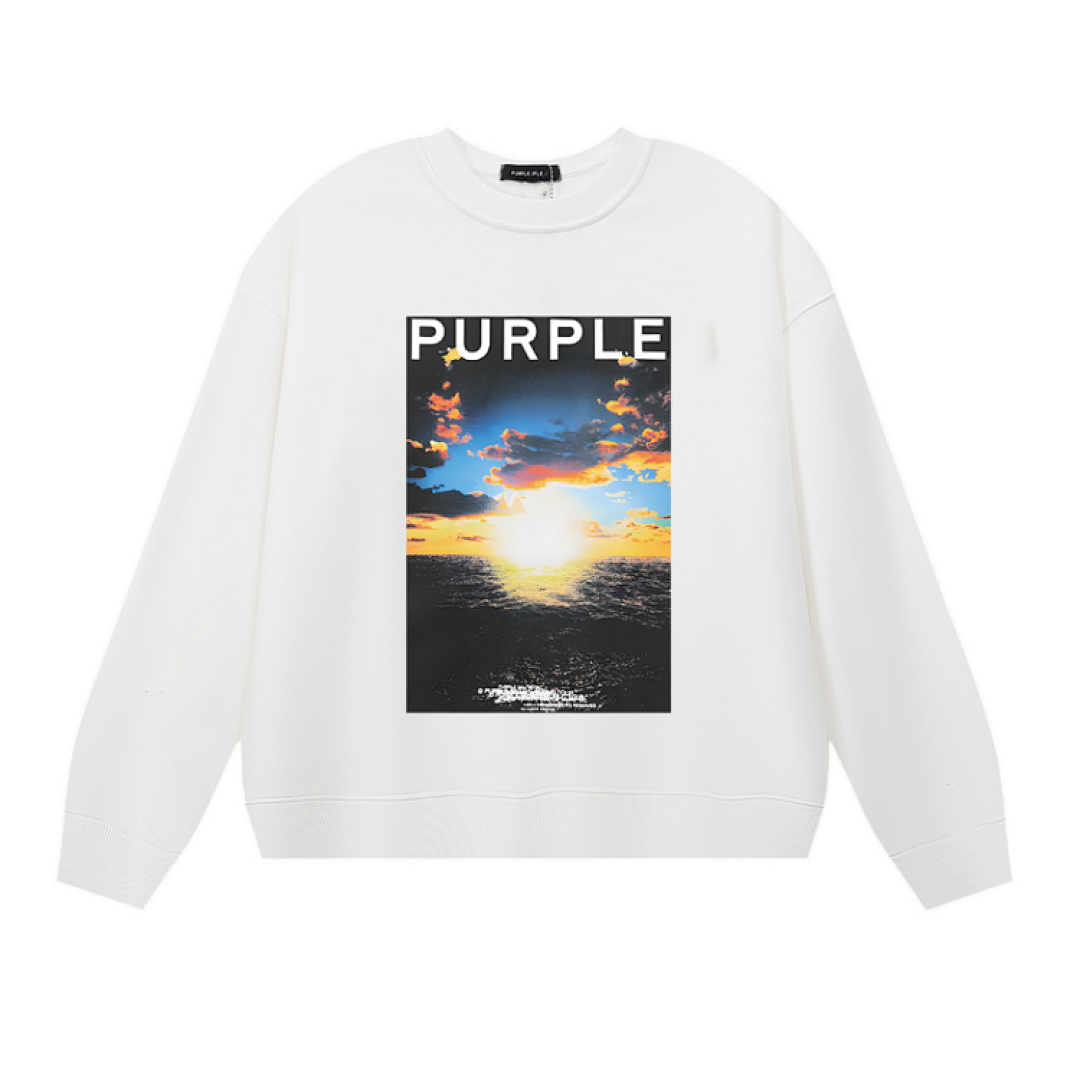 Purple Brand Long Sleeve —# White angle 1