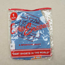 Eric Emanuel Shorts — Basic Carolina Blue (Orange)