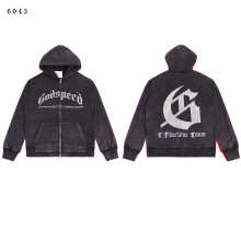 GodSpeed Hoodie — 6043 (Washed Black)