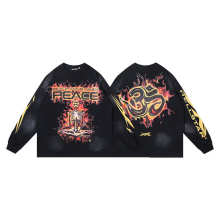 Hellstar Long Sleeve — X3-668 (Washed Black)