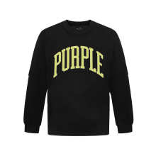 Purple Brand Long Sleeve —# BlackYellow
