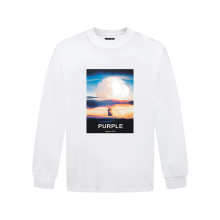 Purple Brand Long Sleeve —# White