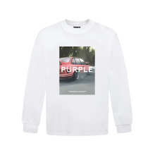 Purple Brand Long Sleeve —# White