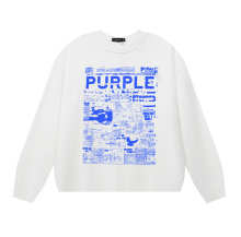 Purple Brand Long Sleeve —# White